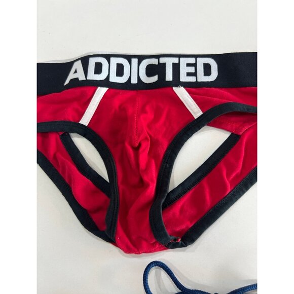 Men’s lace up jock with Red Addicted - Picture 4 of 7